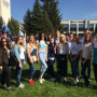 Наши первокурсники приняли участие в Параде Российского студенчества